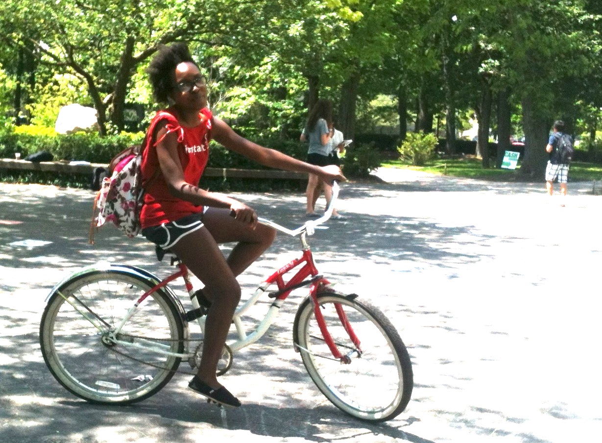 Riding a bike for store the first time in years